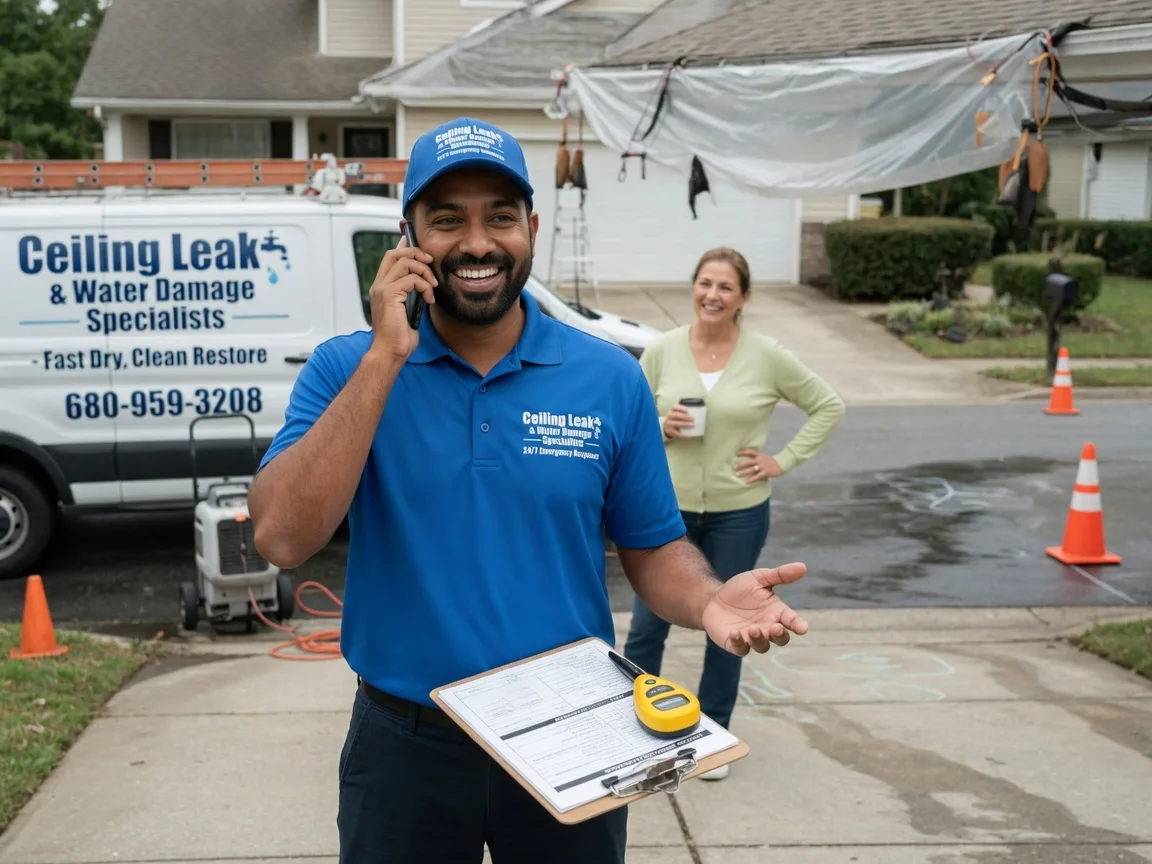 Ceiling Leak Cleanup Packwood, IA FAQs